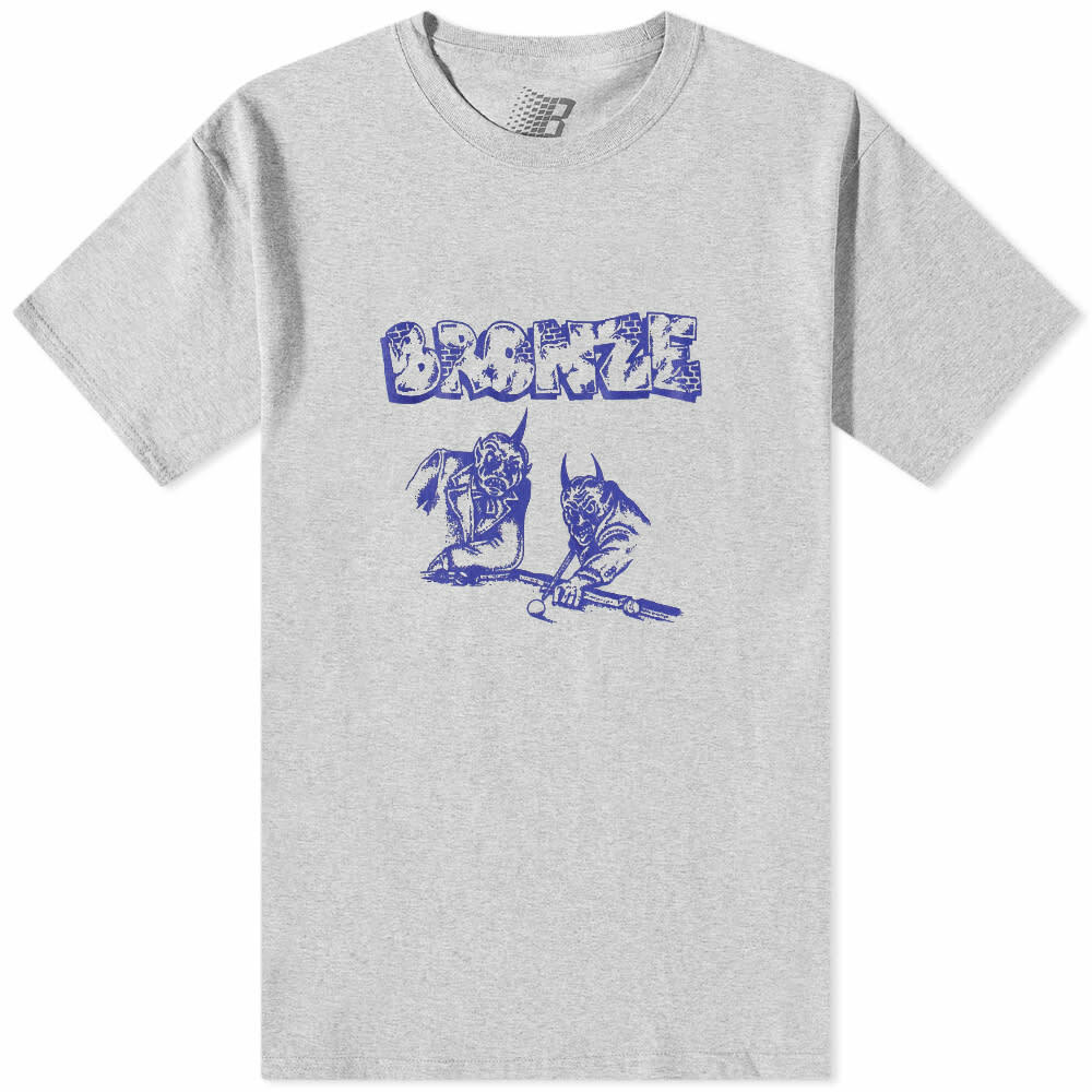 Bronze 56k Men's Lottie T-Shirt in Ash Grey