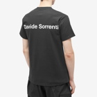 Wacko Maria Men's Davide Sorrenti T-Shirt 1 in Black