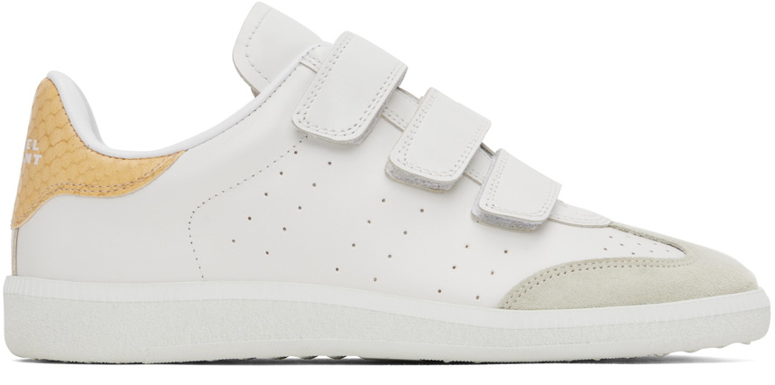 Isabel Marant White & Yellow Beth Sneakers Isabel Marant