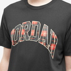 Air Jordan Men's Check Logo T-Shirt in Black