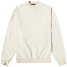 Cole Buxton Men's Warm Up Crew Sweat in Natural