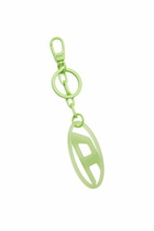 Diesel Oval D charm/key ring in metal and resin - Charms and Keyrings - Unisex - Green