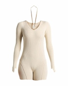 Jacquemus Womens Playsuit in Beige