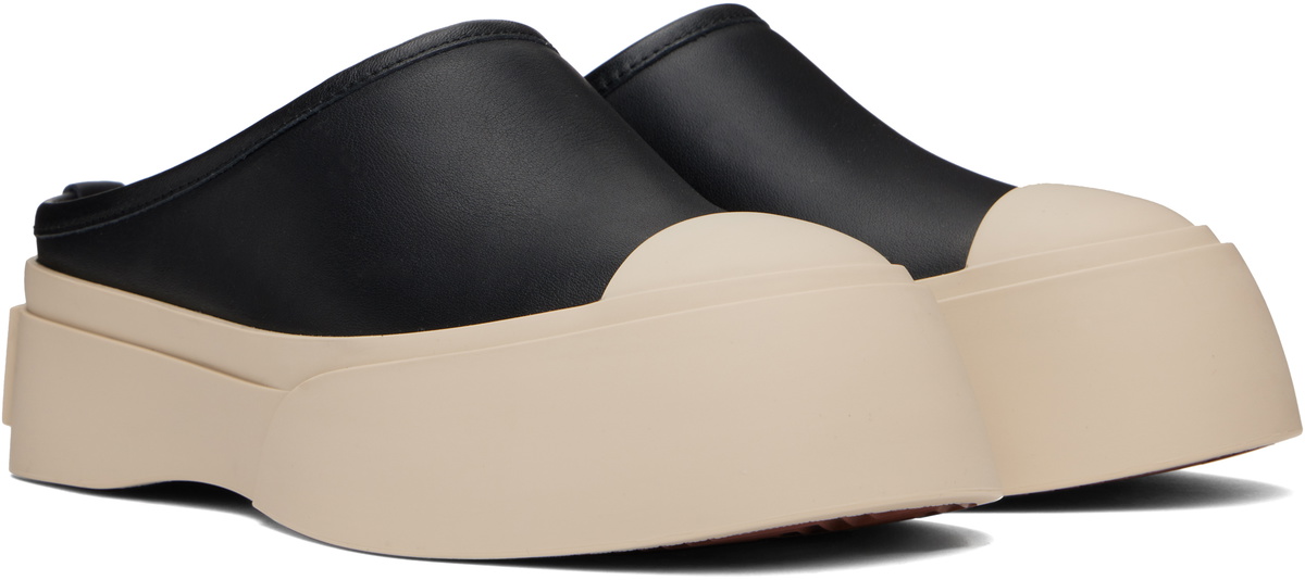 Marni Black Pablo Sabot Slip-on Loafers Marni