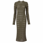 Samsøe Samsøe Women's Caleb Crinkle Midi Dress in Dark Brindle