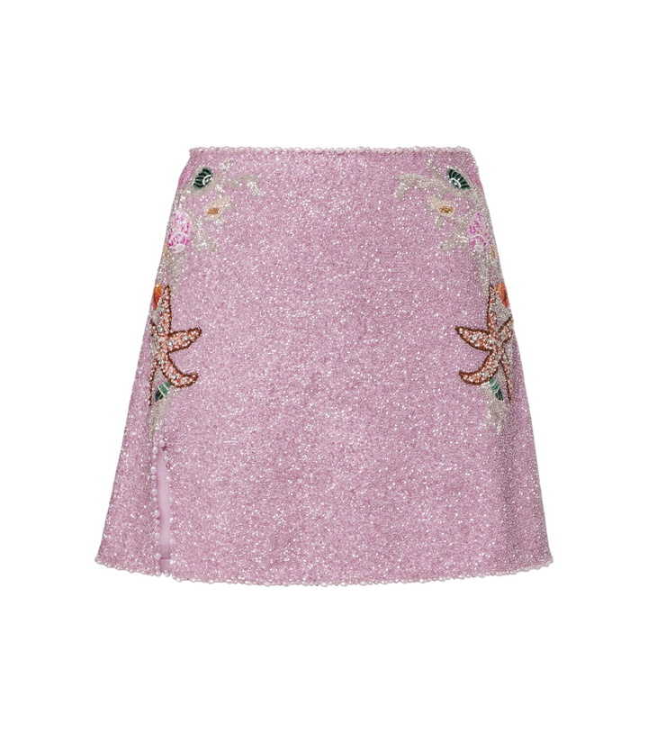 Photo: Clio Peppiatt Marina embellished miniskirt