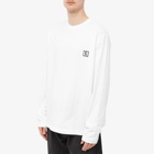 Wooyoungmi Men's Long Sleeve Back Logo T-Shirt in White