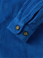 Portuguese Flannel - Arinto Cotton-Corduroy Shirt Jacket - Blue