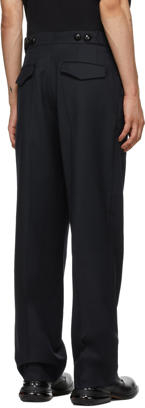 Namacheko Navy Wool Villemo Trousers Namacheko