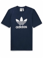 adidas Originals - Adicolor Classics Logo-Print Cotton-Jersey T-Shirt - Blue
