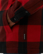 Woolrich Alaskan Wool Check Overshirt Red - Mens - Overshirts