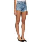 Amo Blue Denim Loverboy Cut-off Shorts