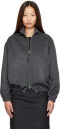 Nothing Written Gray Plaza Zip Jacket