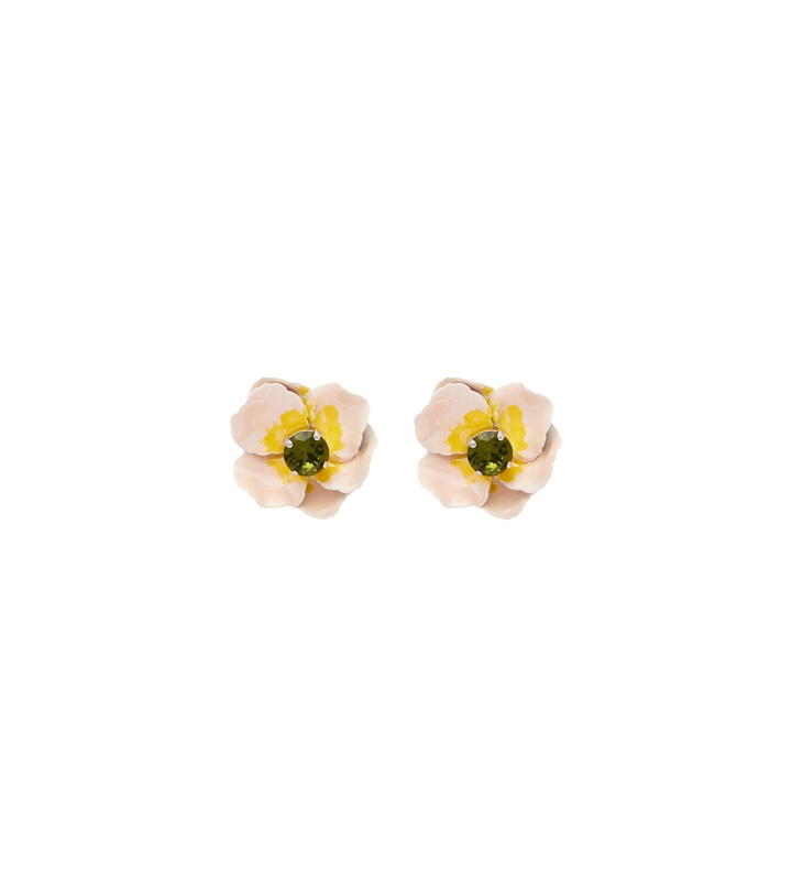 Photo: Simone Rocha Blooming Poppy embellished earrings