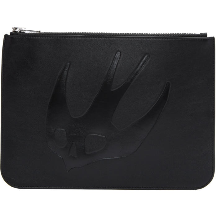 Photo: McQ Alexander McQueen Black Large Swallow Pouch