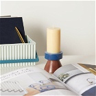 Yod and Co Stack Candle Tall in Banana/Navy/Chocolate