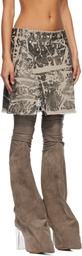 Rick Owens DRKSHDW Black Concordians Sisynap Miniskirt