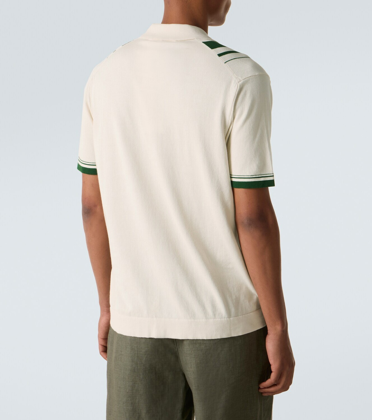 Orlebar Brown Tiernan striped cotton bowling shirt