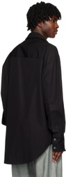 Marina Yee Black Maxi Fold Shirt