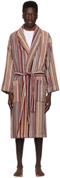 Paul Smith Multicolor Signature Stripe Robe