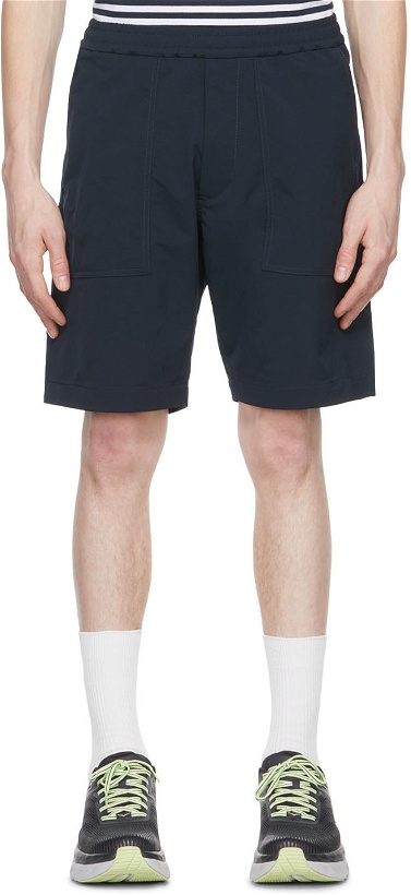 Photo: Nanamica Navy Polyester Shorts
