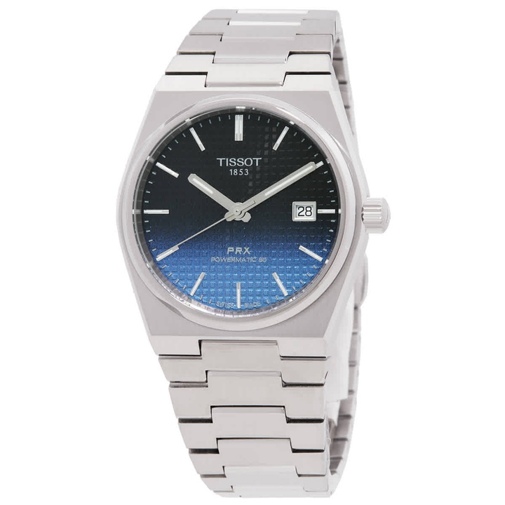 Photo: Tissot PRX Powermatic Automatic Black Chameleon Dial Mens Watch T1374071105101