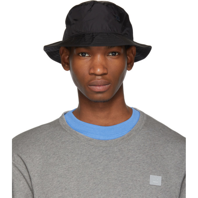 Photo: Acne Studios Black Buk Face Tech Bucket Hat