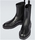 Givenchy - Squared box leather Chelsea boots
