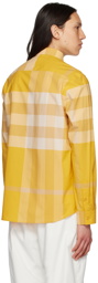 Burberry Yellow Check Shirt