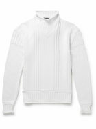 Loro Piana - Haston Cashmere Mock-Neck Sweater - White
