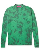 The Elder Statesman - Hot Tranquility Tie-Dyed Cashmere Sweater - Green