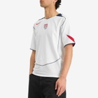Nike USA Reissue Short Sleeve Jersey in White/Navy/Red