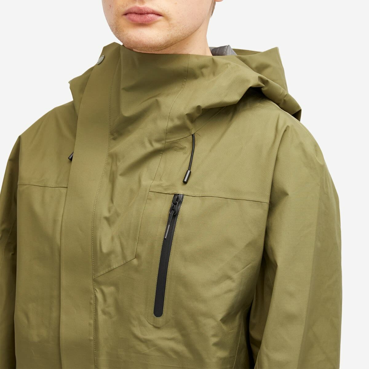 Maharishi Men's Waterproof 3L Storm Parka Jacket in Olive