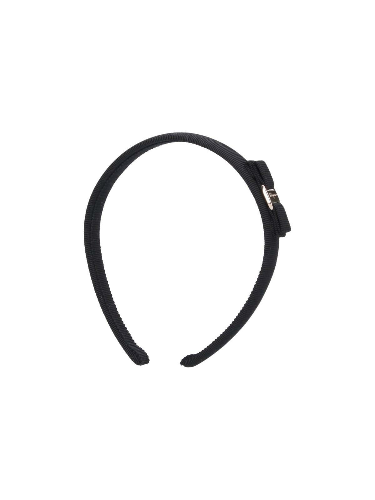 Ferragamo Headband Black Womens Hats E Hairband Salvatore