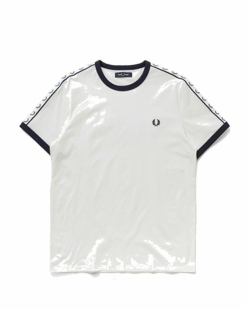 Photo: Fred Perry Taped Ringer Tee White - Mens - Shortsleeves