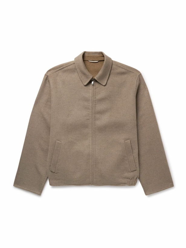 Photo: The Row - Dantes Brushed-Cashmere Twill Jacket - Neutrals