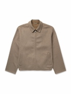 The Row - Dantes Brushed-Cashmere Twill Jacket - Neutrals