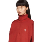 adidas Originals Red Lock Up Sweater