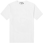 Endless Joy Women's Tiger Back Print T-Shirt in White