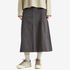 Gramicci Women's Voyager Midi Skirt in Fossil Grey Pigment