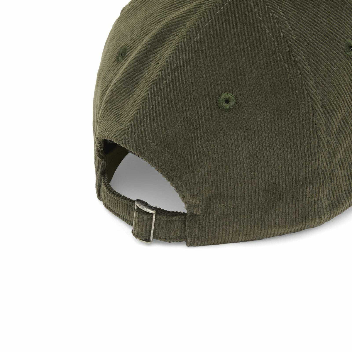Drake's Men's Blackthron Needlecord Baseball Cap in Olive 