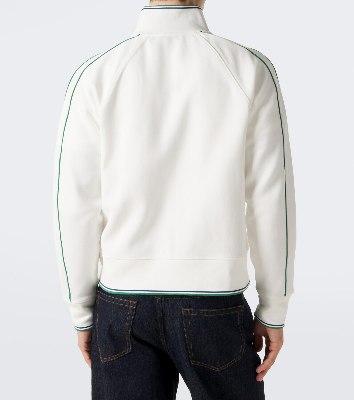 Burberry EKD jersey zip-up sweatshirt