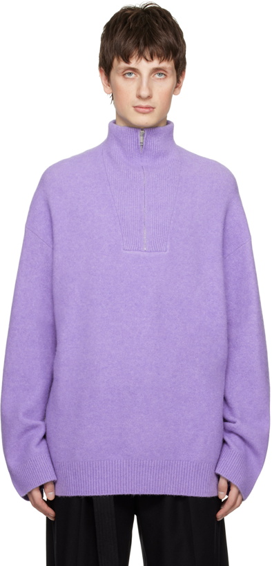 Photo: Nanushka Purple Dusco Sweater