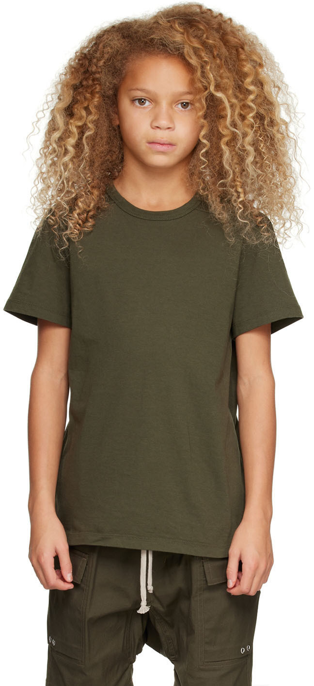 Rick Owens Kids Green Level T-Shirt Rick Owens