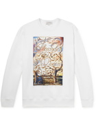 Alexander McQueen - Printed Cotton-Blend Jersey Sweatshirt - White