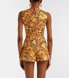 Faithfull Lila floral linen shorts