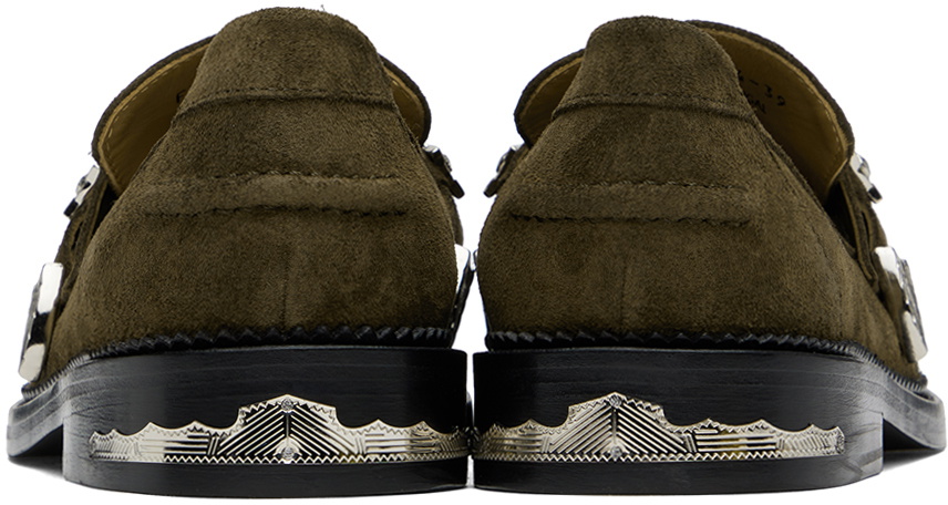 Toga Virilis SSENSE Exclusive Khaki Loafers Toga Virilis display picture 1