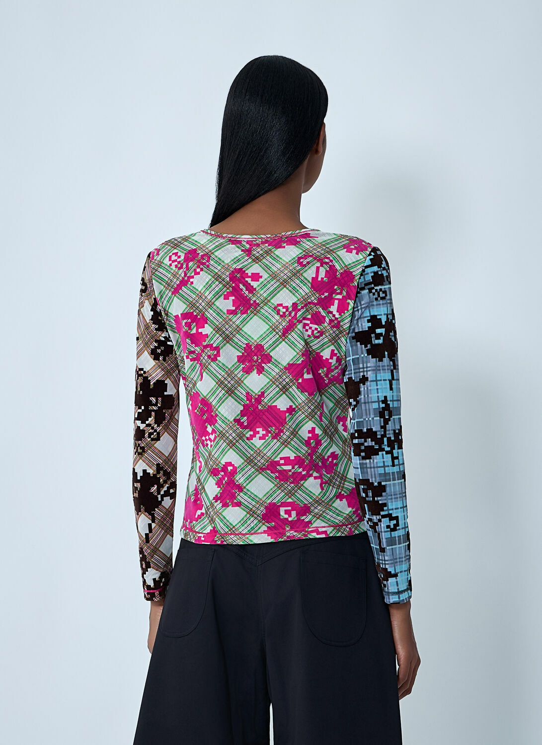 Chopova Lowena Pixel Bunny Mesh Top