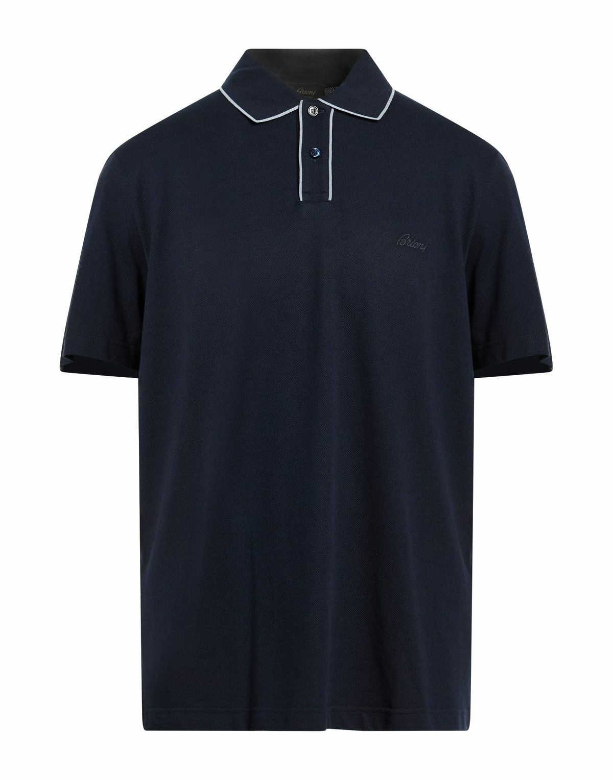 Brioni Mens Polo shirt Midnight in Blue
