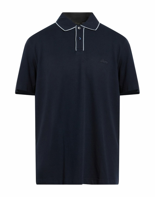 Photo: Brioni Mens Polo shirt Midnight in Blue